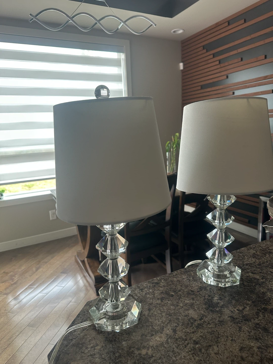 Pair of Crystal Table Lamps - photo 3