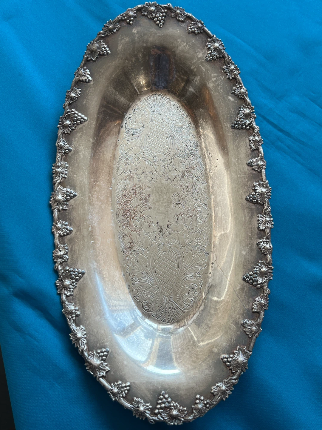 W.M. A.Rogers English Silver Plated Serving Tray