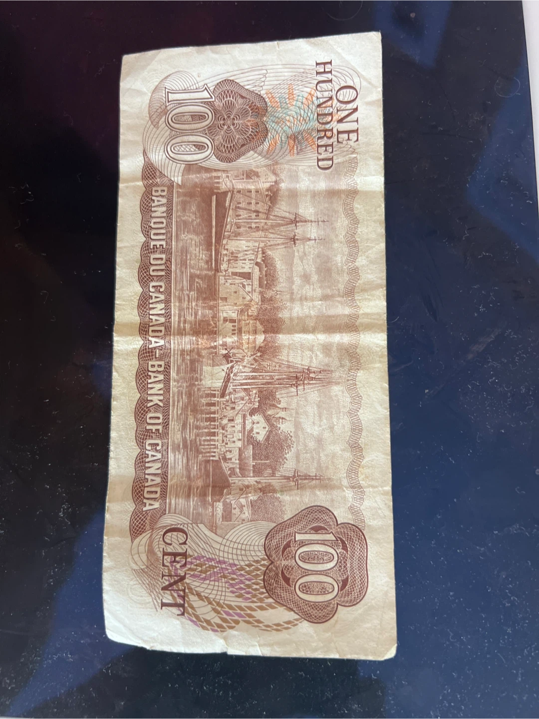 1975 Bank of Canada 100 Dollar Bill - photo 2