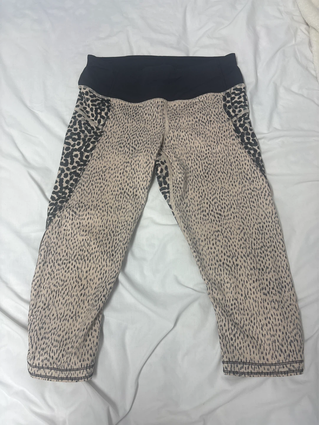 Lululemon Align Leopard Print Crop Leggings