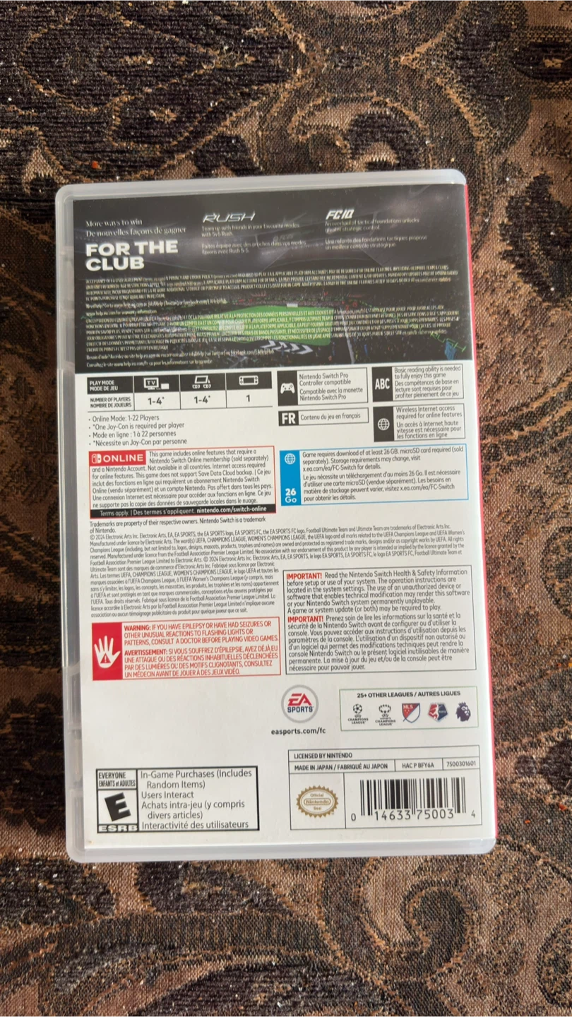 Nintendo Switch FC 25 Game - photo 2