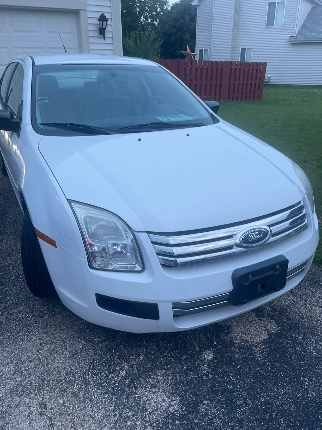 2007 White Ford Fusion Sedan - photo 4