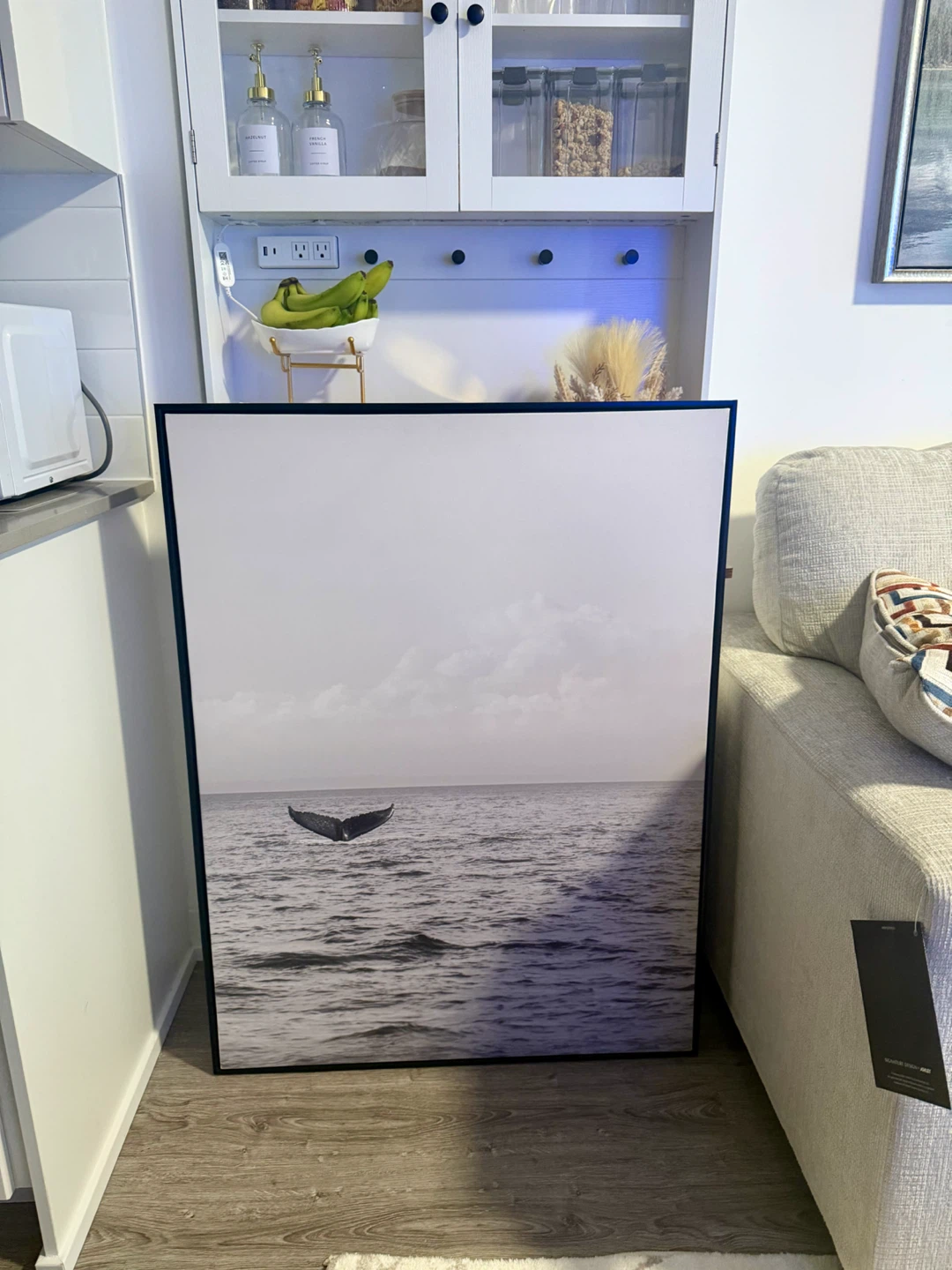 Whale Tail Ocean Art Print -$25