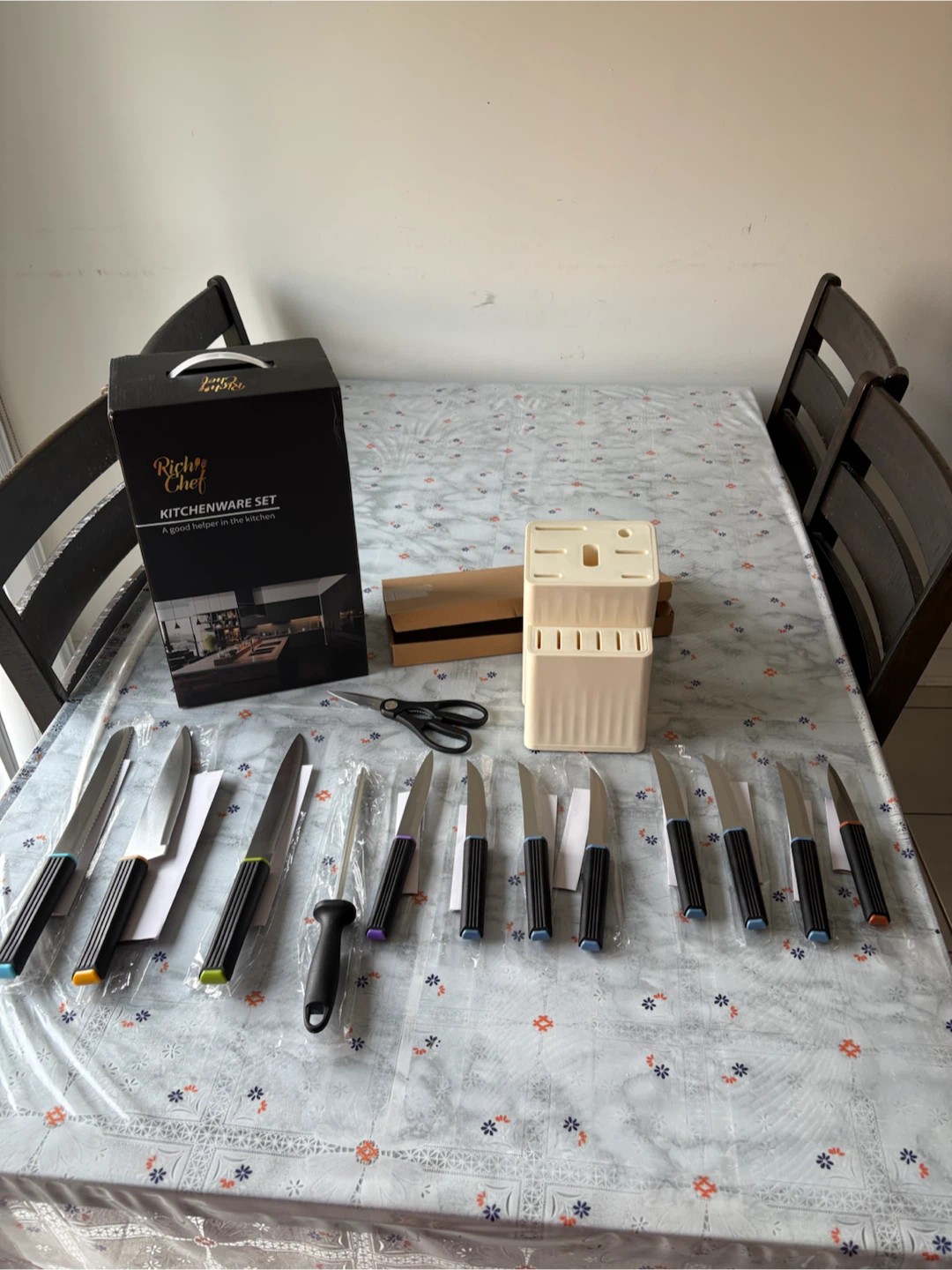 Rich Chef 14-Piece Knife & Kitchenware Set