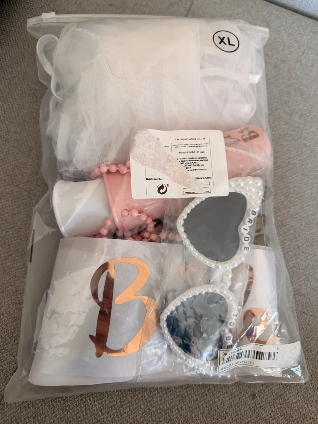 Bridal Party Sash and Sunglasses Set