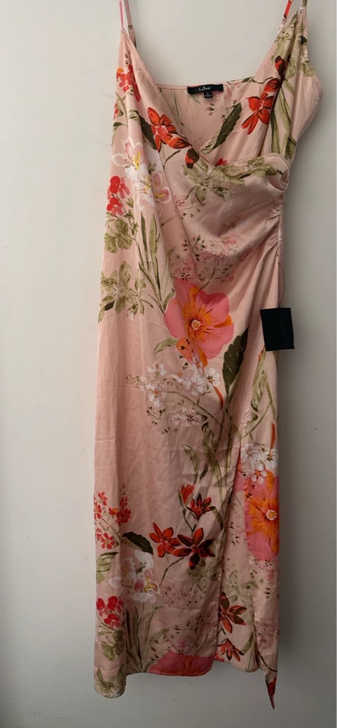 Lulus Floral Slip Dress - Size 1