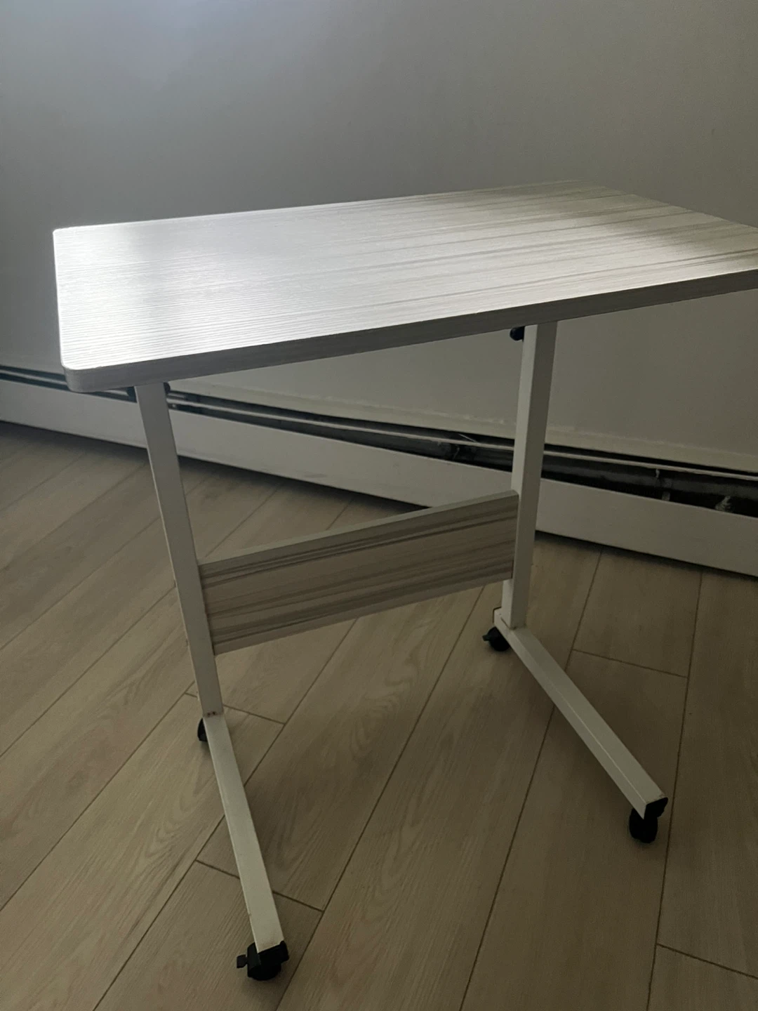 Adjustable Rolling Bedside Table