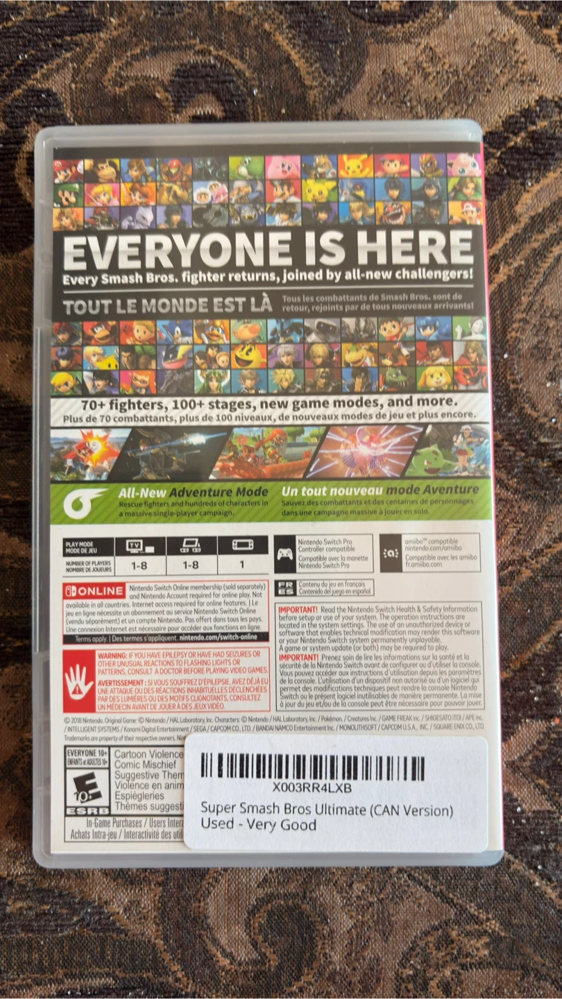 Nintendo Switch Super Smash Bros. Ultimate Game - photo 2