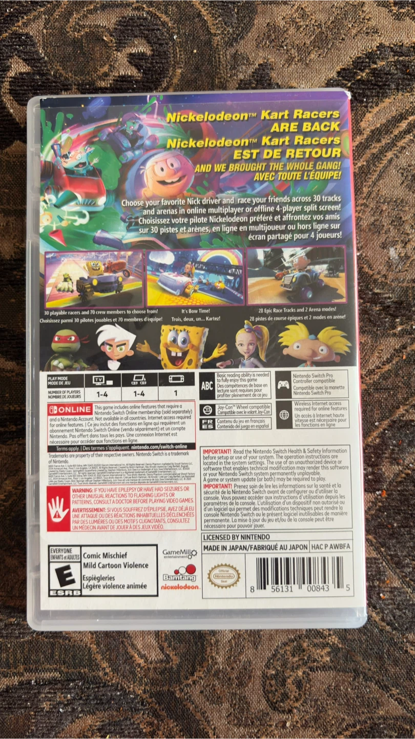 Nickelodeon Kart Racers 2: Grand Prix - Nintendo Switch Game - photo 2