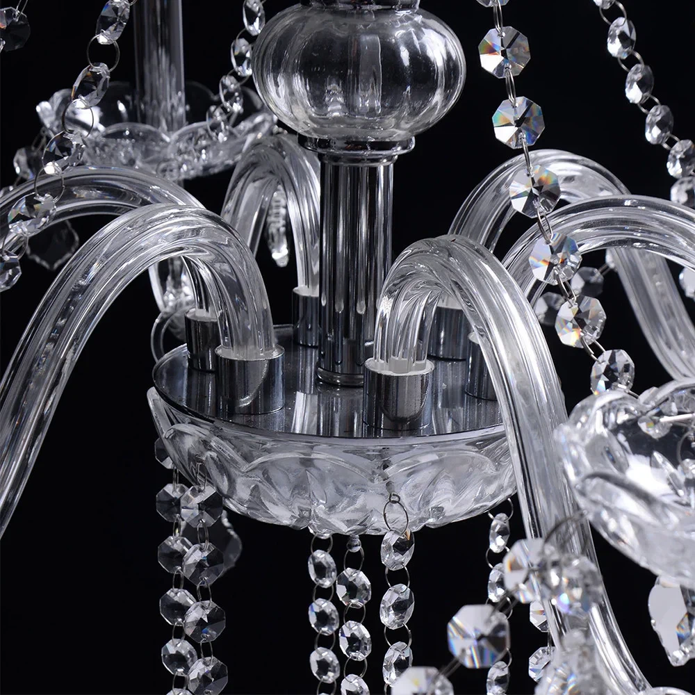 Crystal Chandelier 6-Light Fixture - photo 2