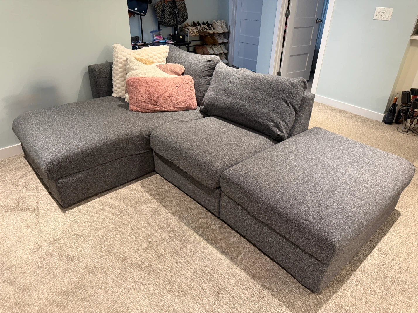 IKEA Vimle Sectional Sofa with Storage - Dark Grey