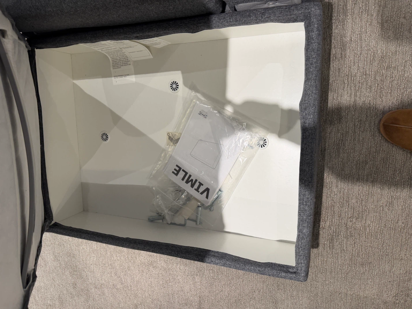 IKEA Vimle Sectional Sofa with Storage - Dark Grey - photo 4