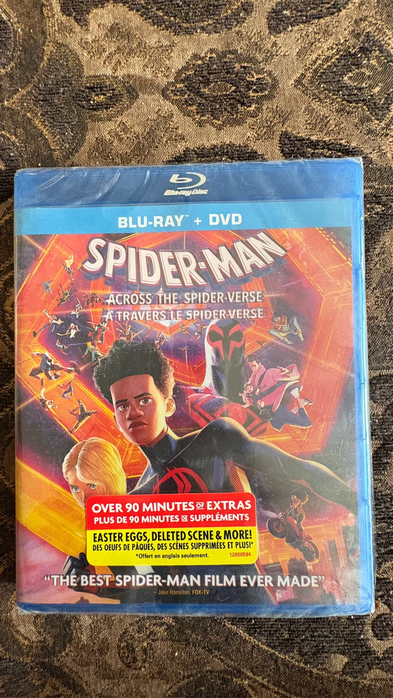 Spider-Man: Across the Spider-Verse Blu-Ray + DVD