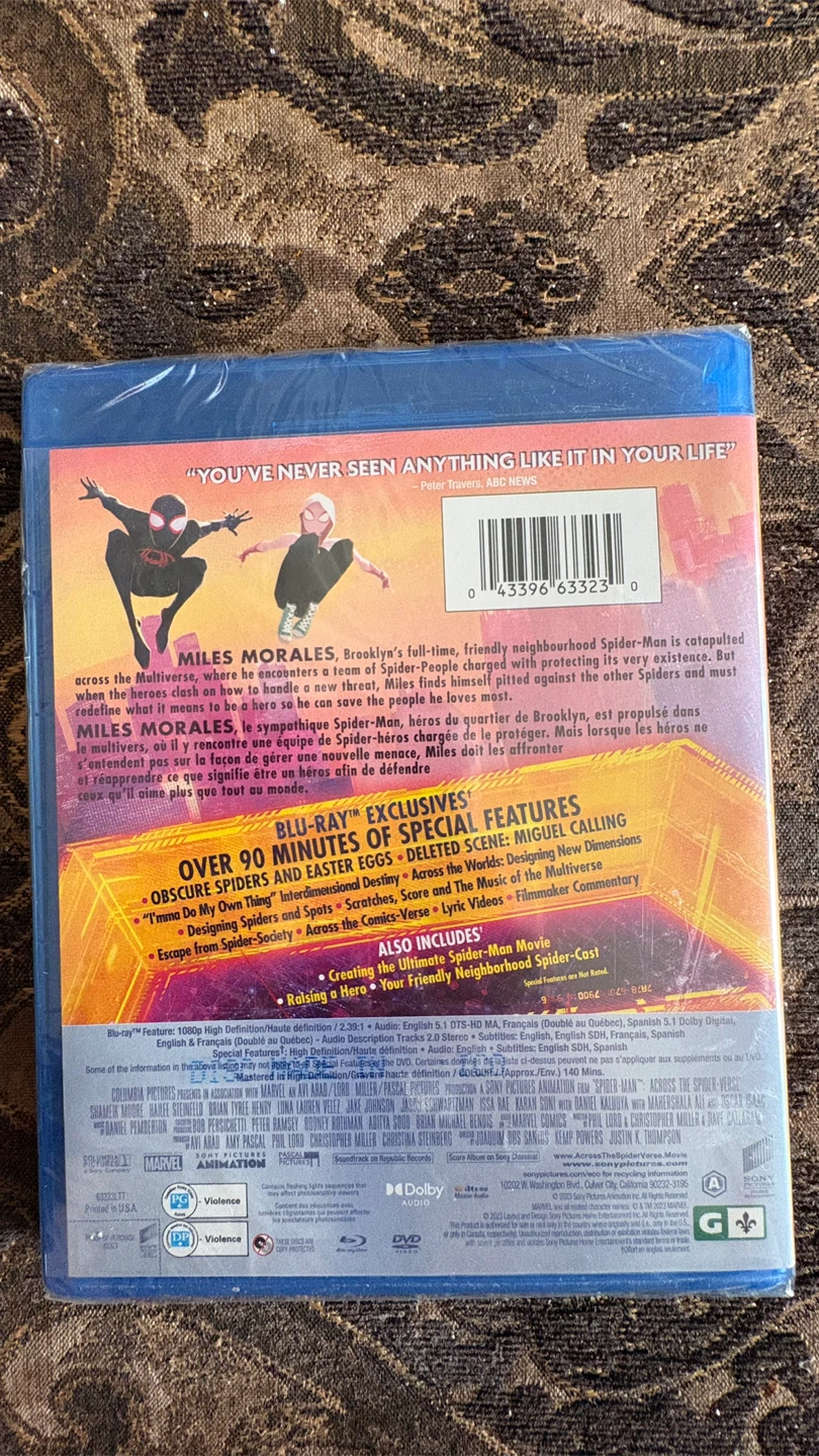 Spider-Man: Across the Spider-Verse Blu-Ray + DVD - photo 2