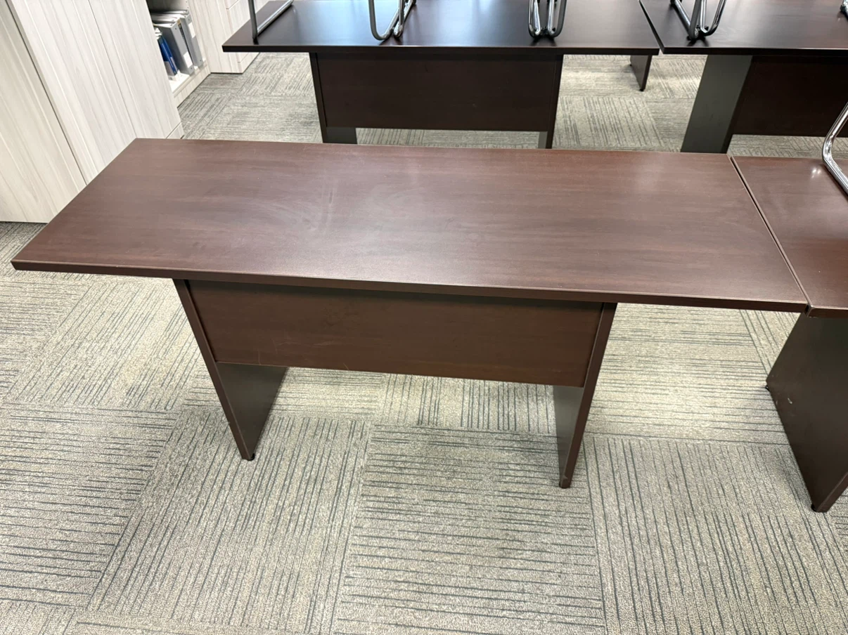 Dark Brown Office Desk - photo 2