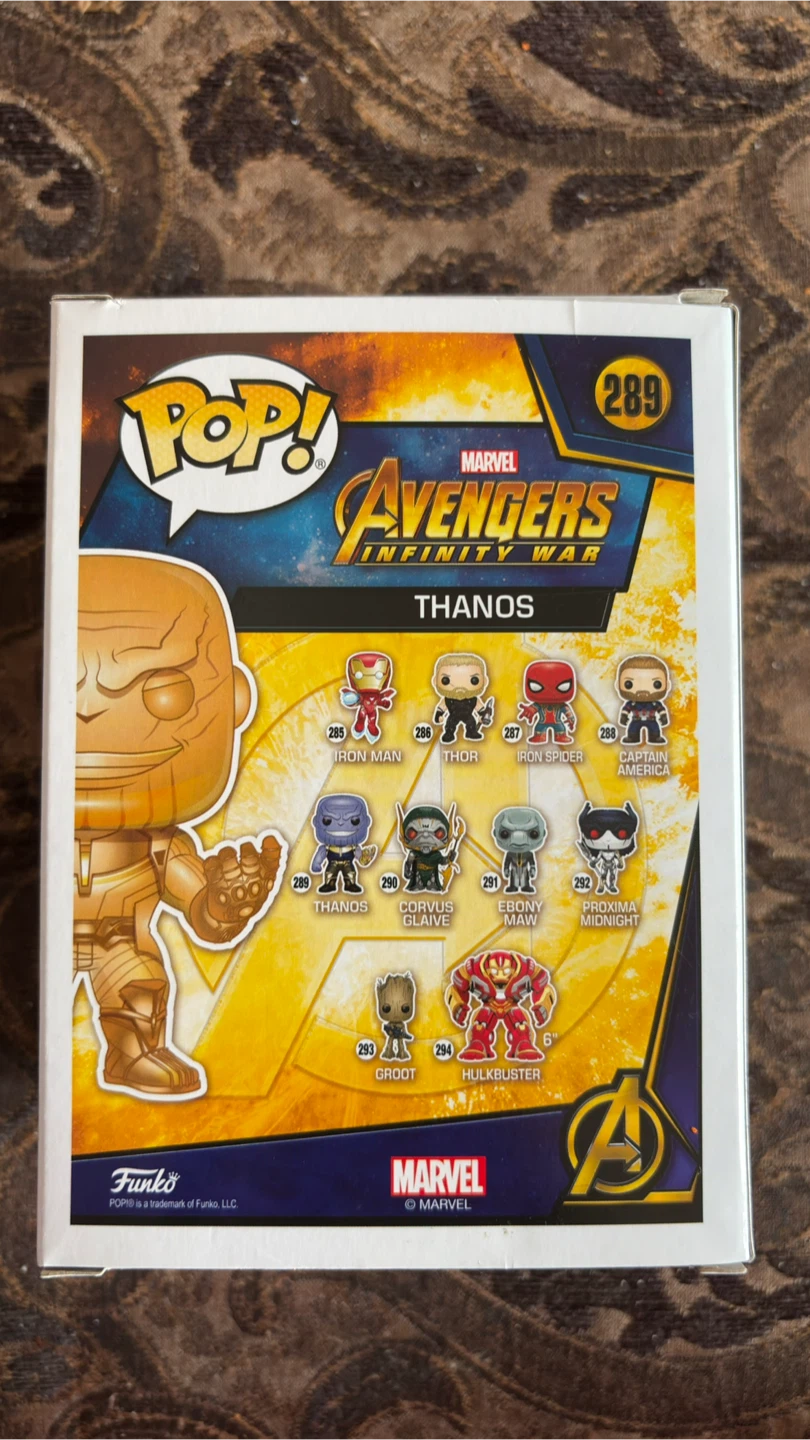 Funko Pop! Marvel Avengers Infinity War Thanos Bobble-Head #289 - photo 2