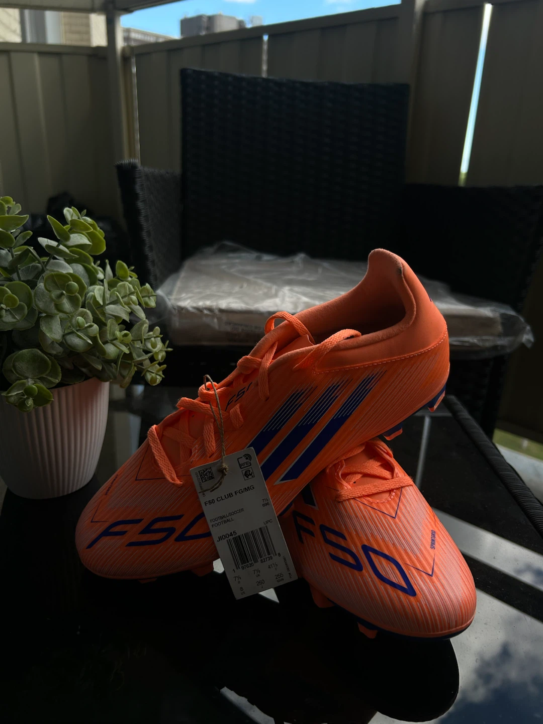 Adidas F50 Club FG/MG Football Soccer Cleats Orange