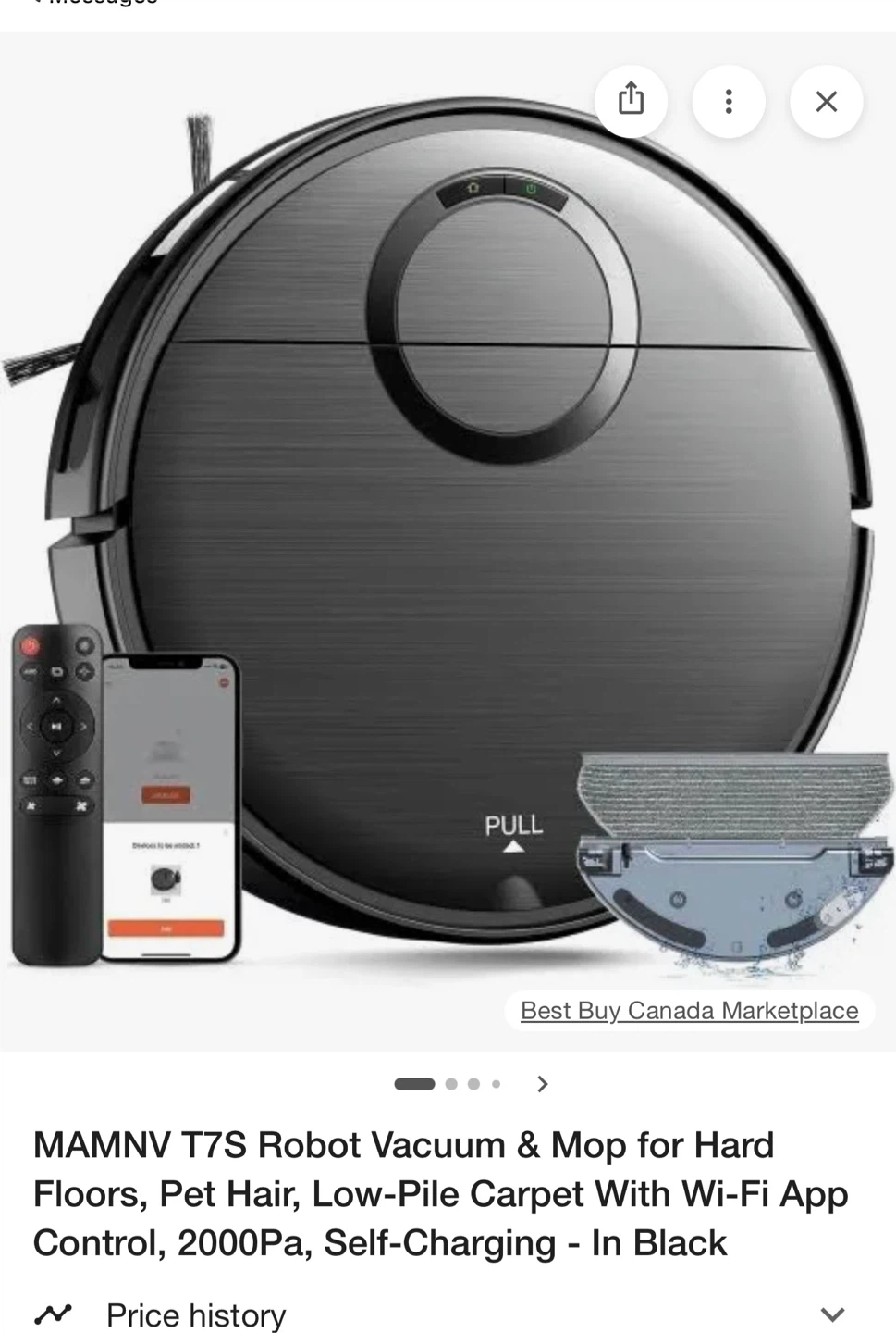 MAMNV T7S Robot Vacuum & Mop - photo 2
