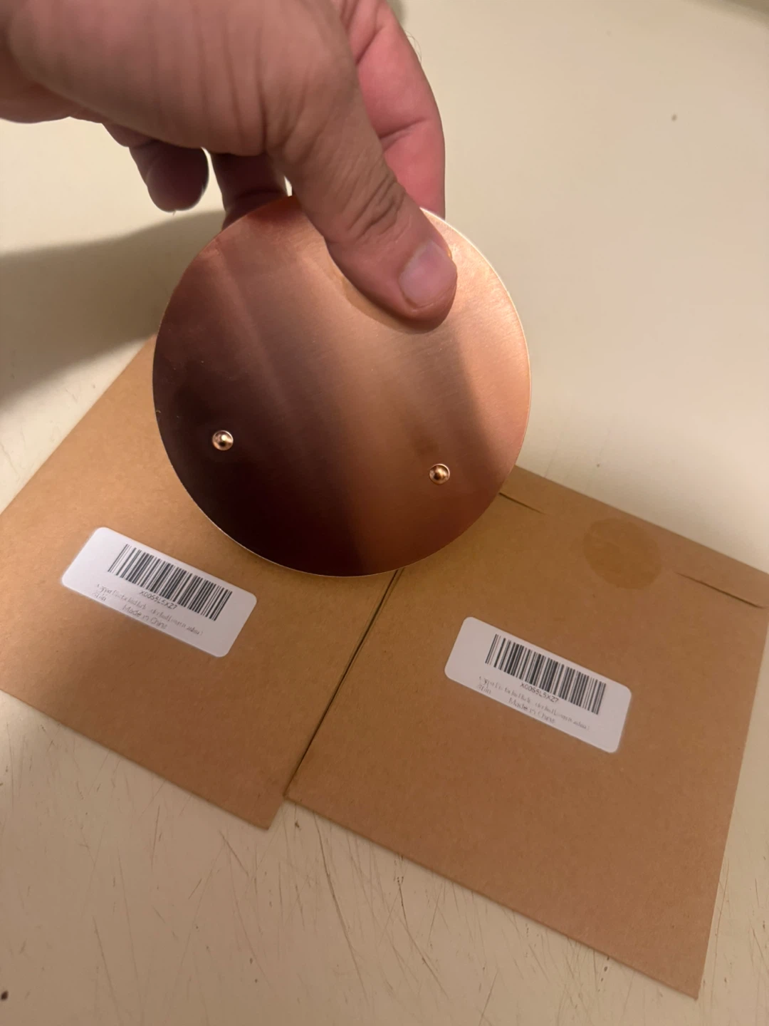 Azomabox Copper Disc for Bird Bath - 99.9% Pure Copper - photo 4