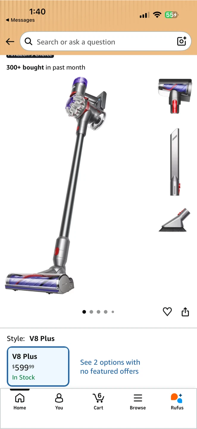 Dyson V8 Plus Cordless Vacuum Cleaner - photo 2