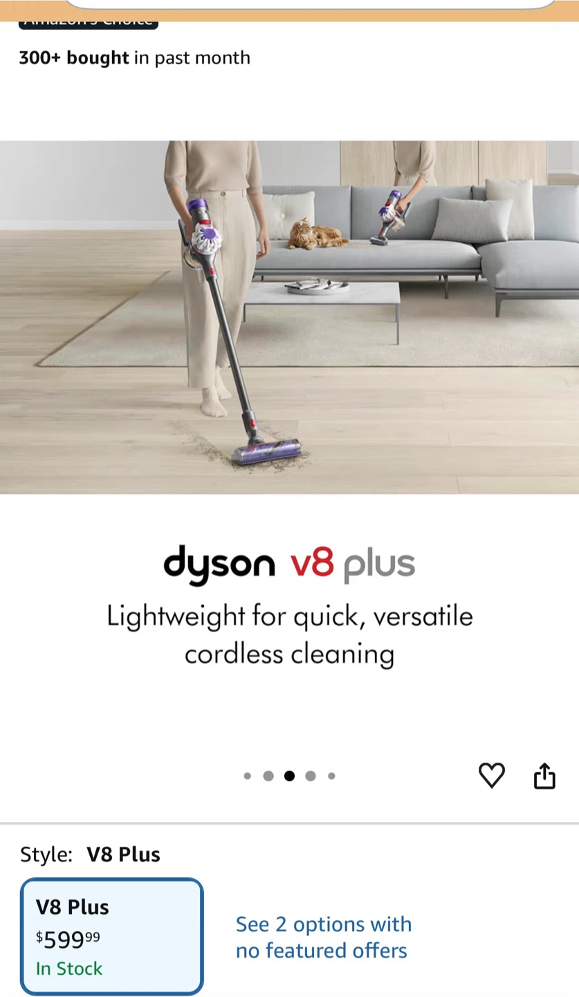 Dyson V8 Plus Cordless Vacuum Cleaner - photo 3