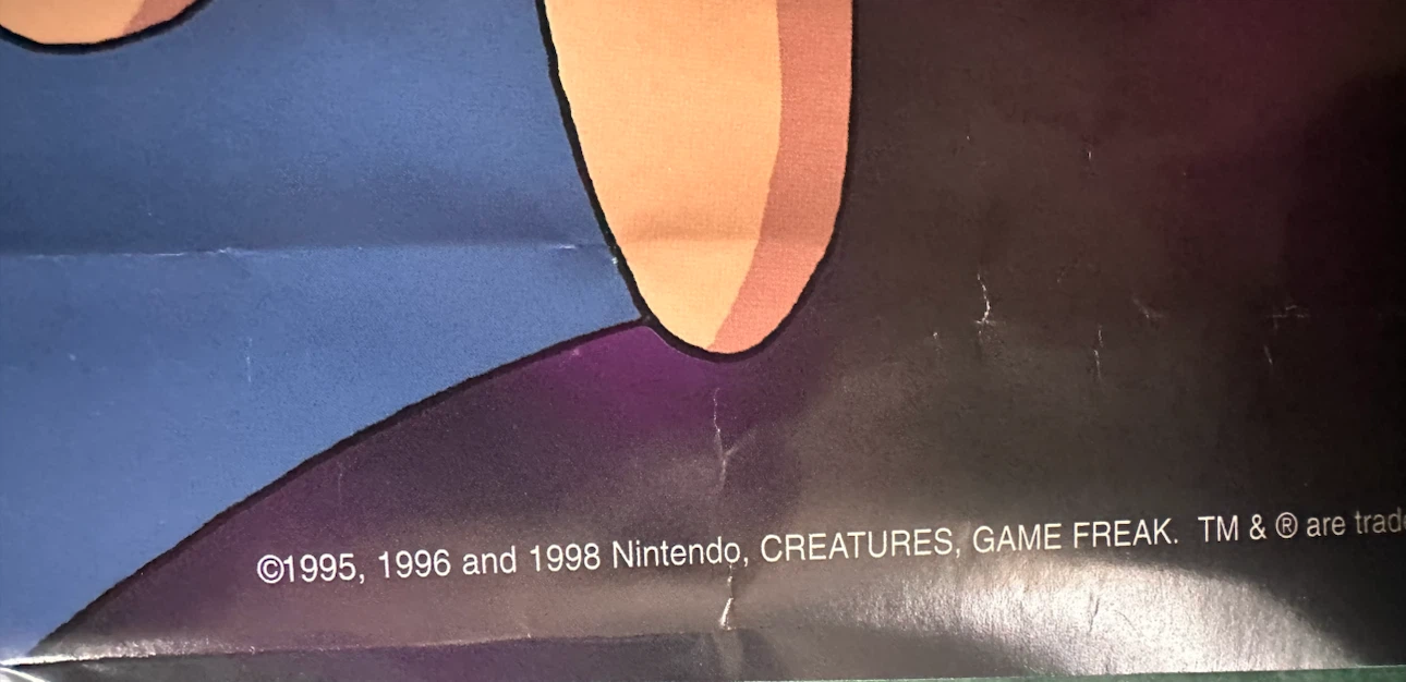 1998 Vintage Pokémon Poster - photo 4