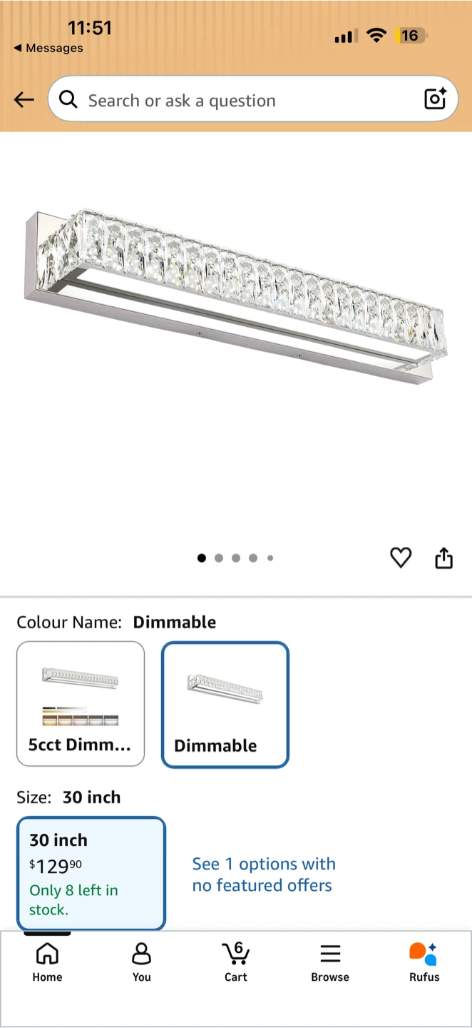 ZUZTO 7500-760mm Bathroom Vanity Light - 30 Inch - photo 4
