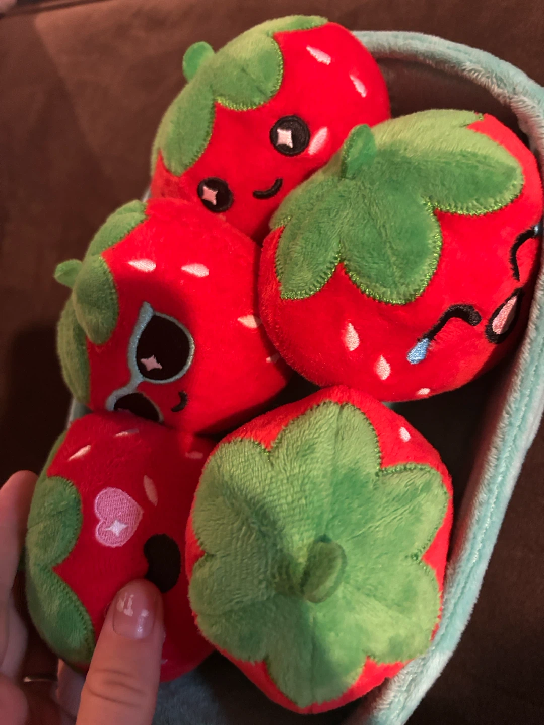 Emotional Support Strawberries Plush Toy - photo 2