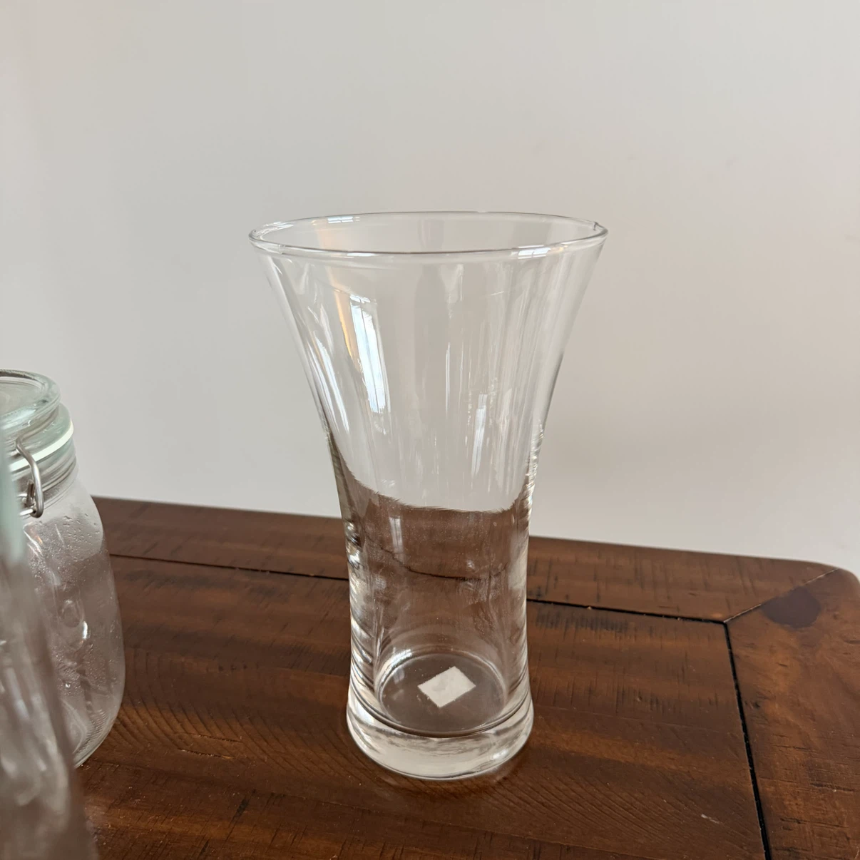 Clear Glass Vase