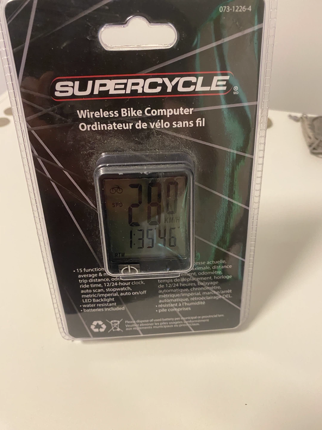 Supercycle Wireless Bike Computer