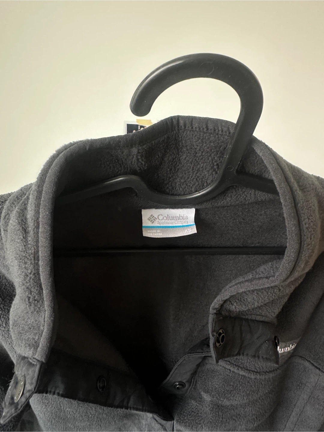 Columbia Fleece Pullover - Charcoal Black - XS - photo 3