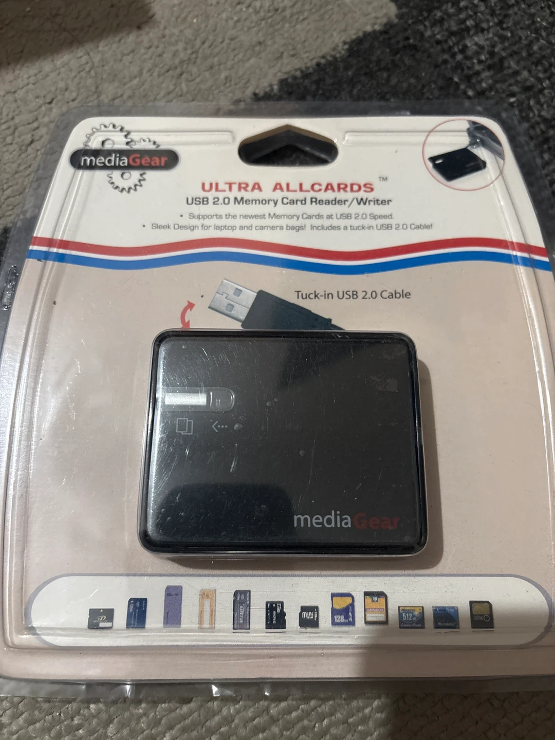 MediaGear Ultra Allcards USB 2.0 Memory Card Reader/Writer
