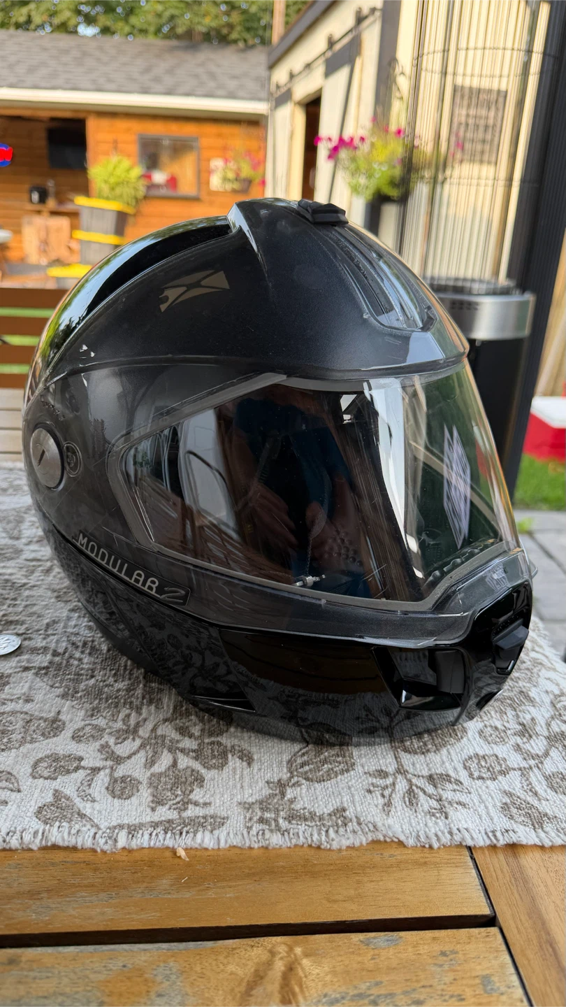 Snow mobile helmet BRP modular two