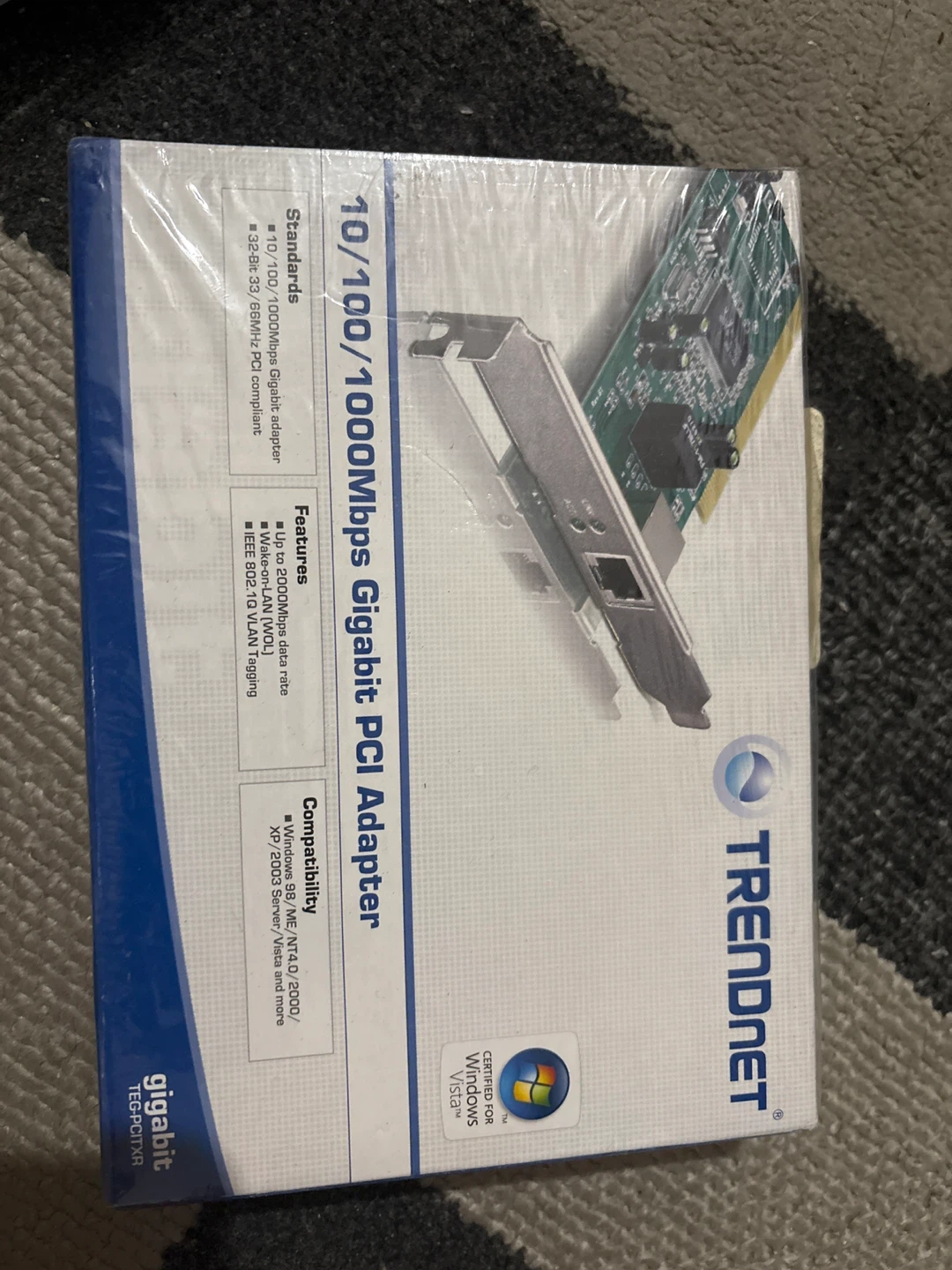 TRENDnet 10/100/1000Mbps Gigabit PCI Adapter TEG-PCITXR