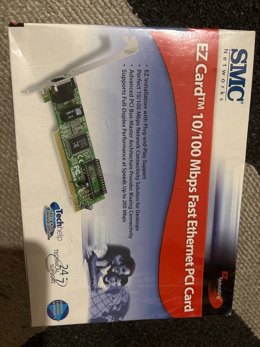 SMC EZ Card 10/100 Mbps Fast Ethernet PCI Card