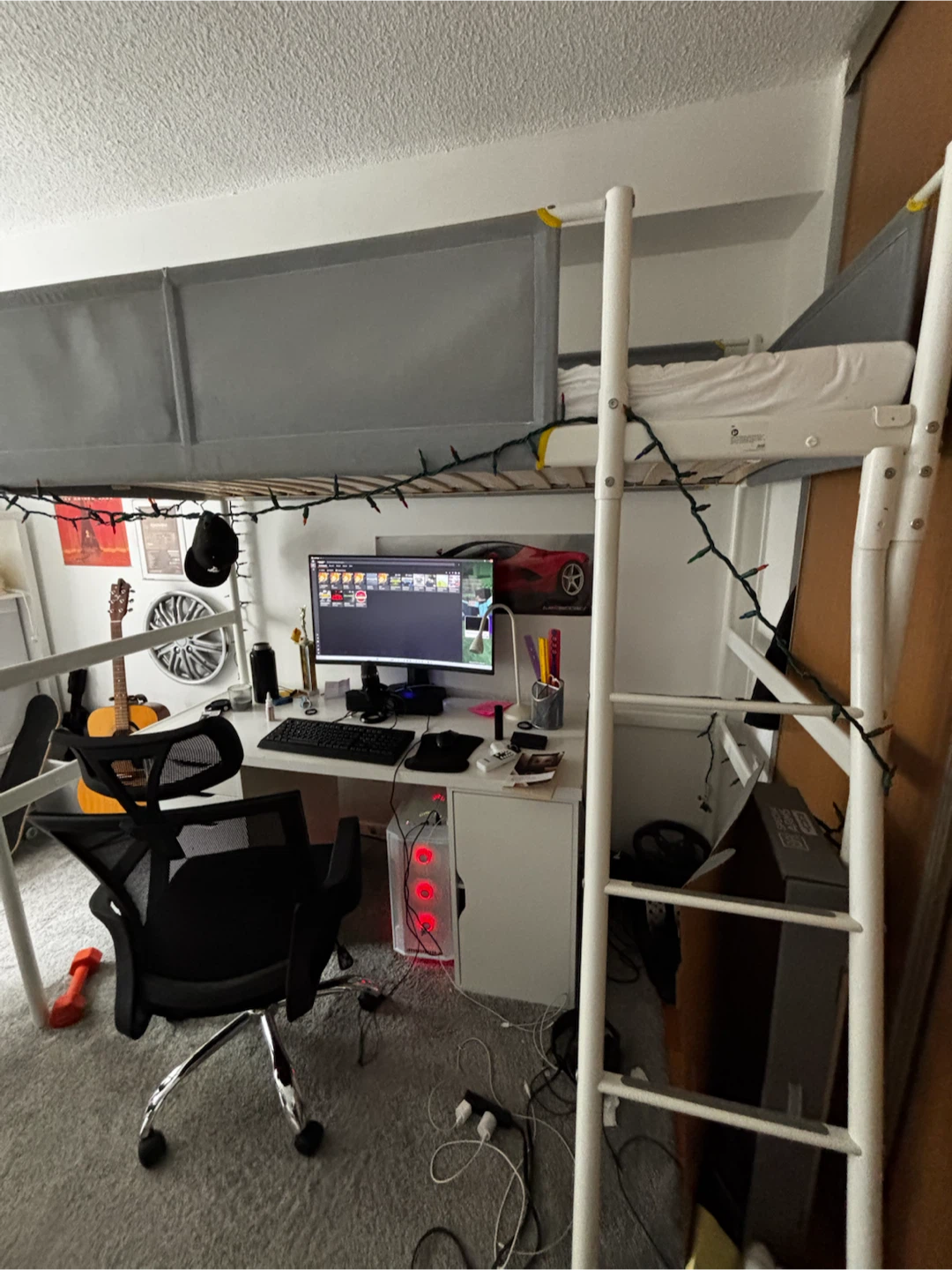 IKEA Loft Bed with mattress