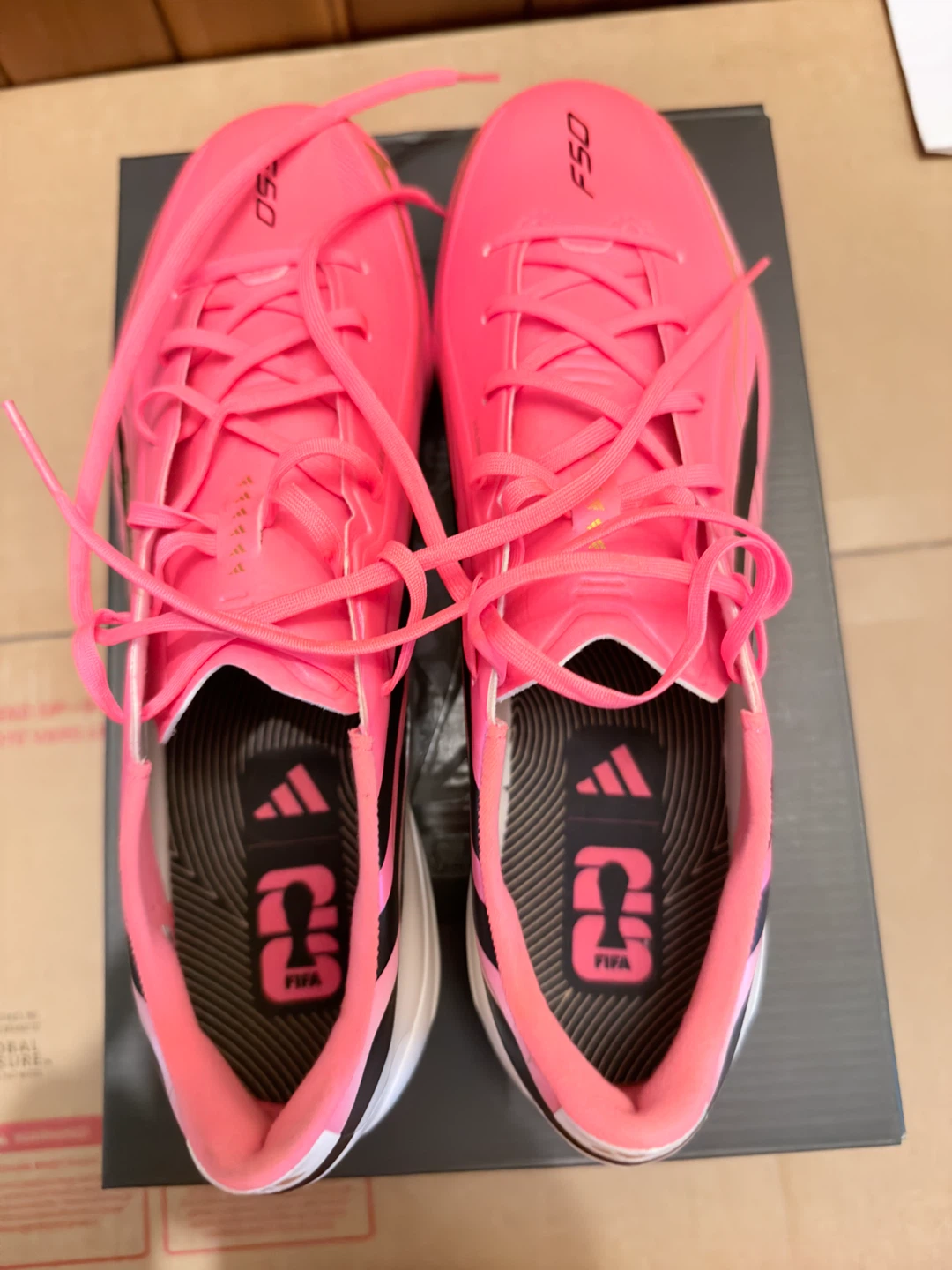 Adidas F50 Hyperfast League FG Soccer Cleats US M 10.5 / W 12