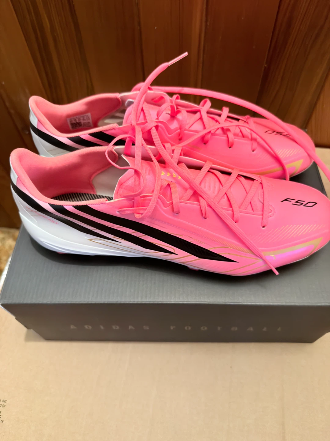 Adidas F50 Hyperfast League FG Soccer Cleats US M 10.5 / W 12 - photo 3