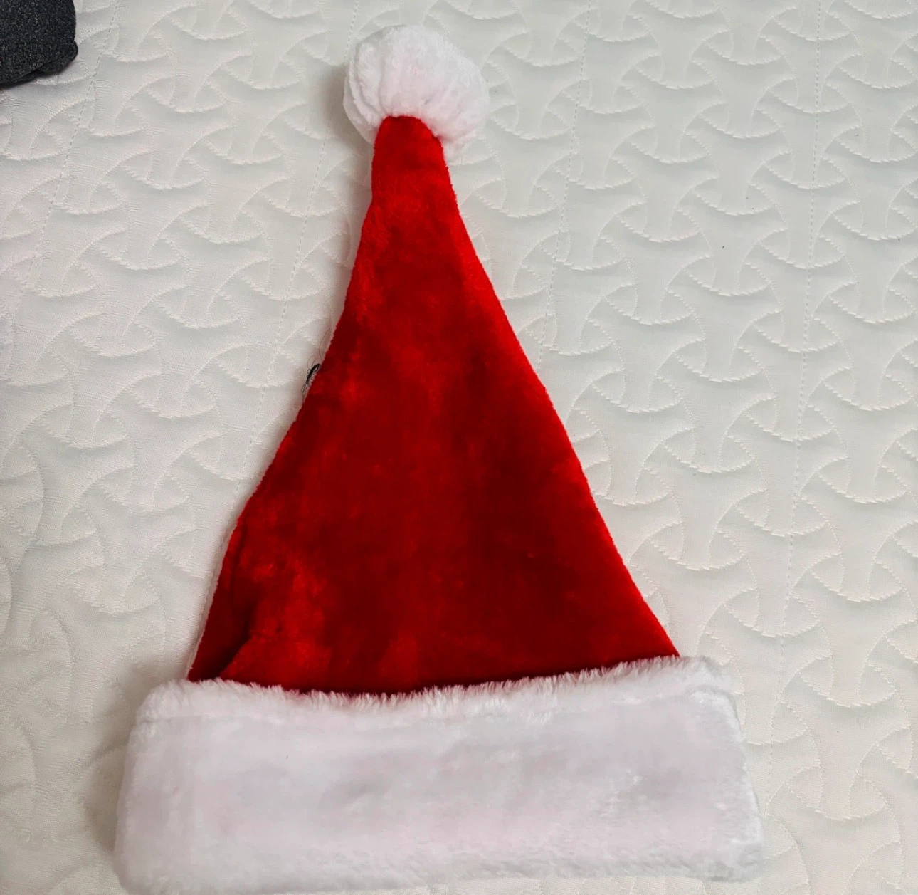 Red Santa Hat & Buffalo Plaid Santa Hat Set both for $5 - photo 2
