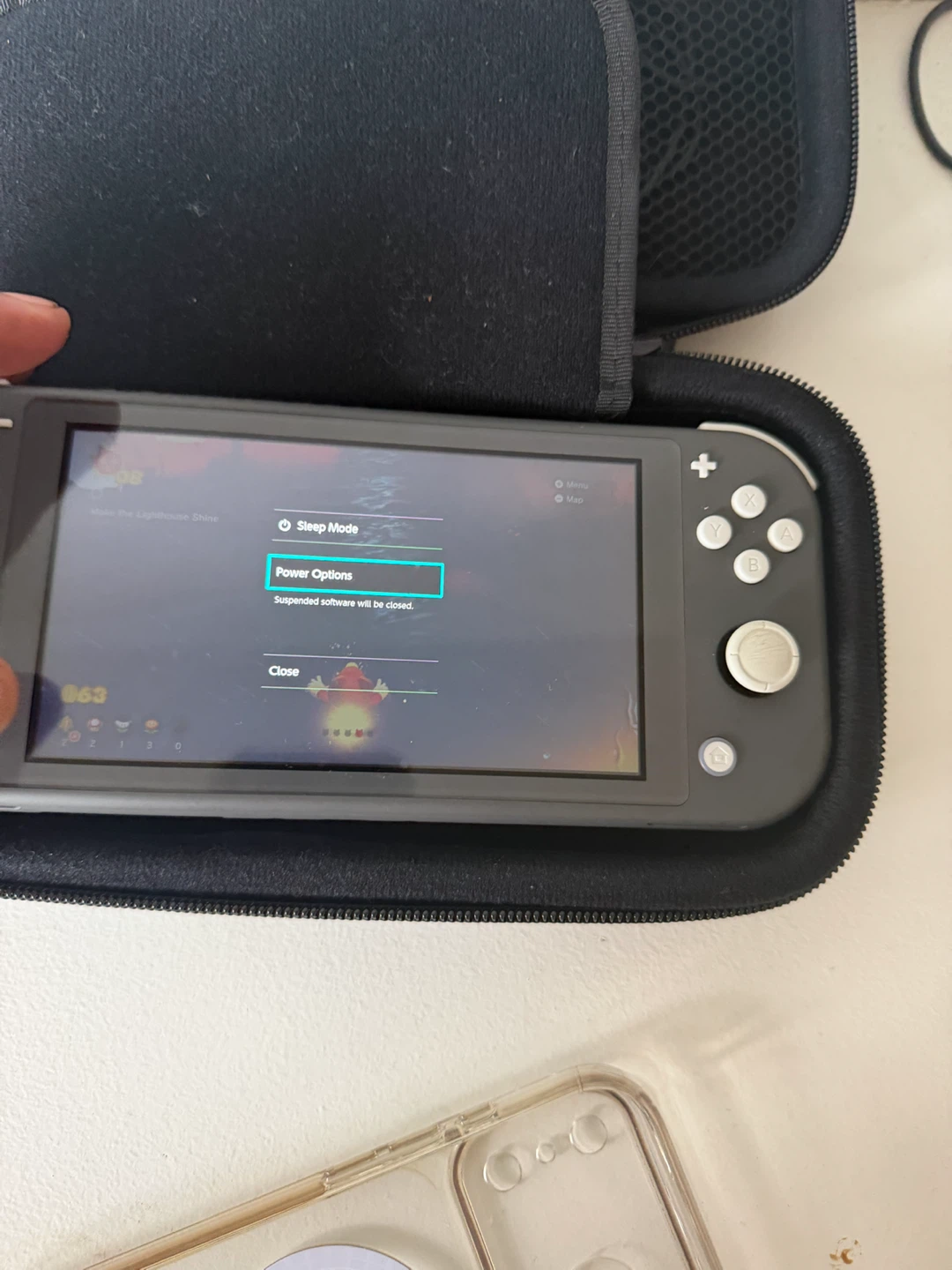 Nintendo Switch Lite grey. - photo 4