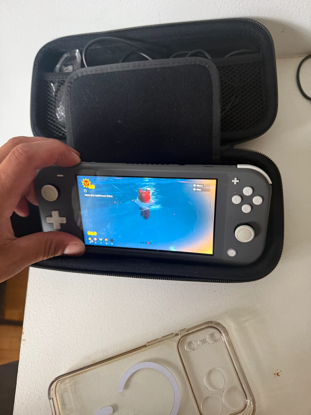 Nintendo Switch Lite grey. - photo 5