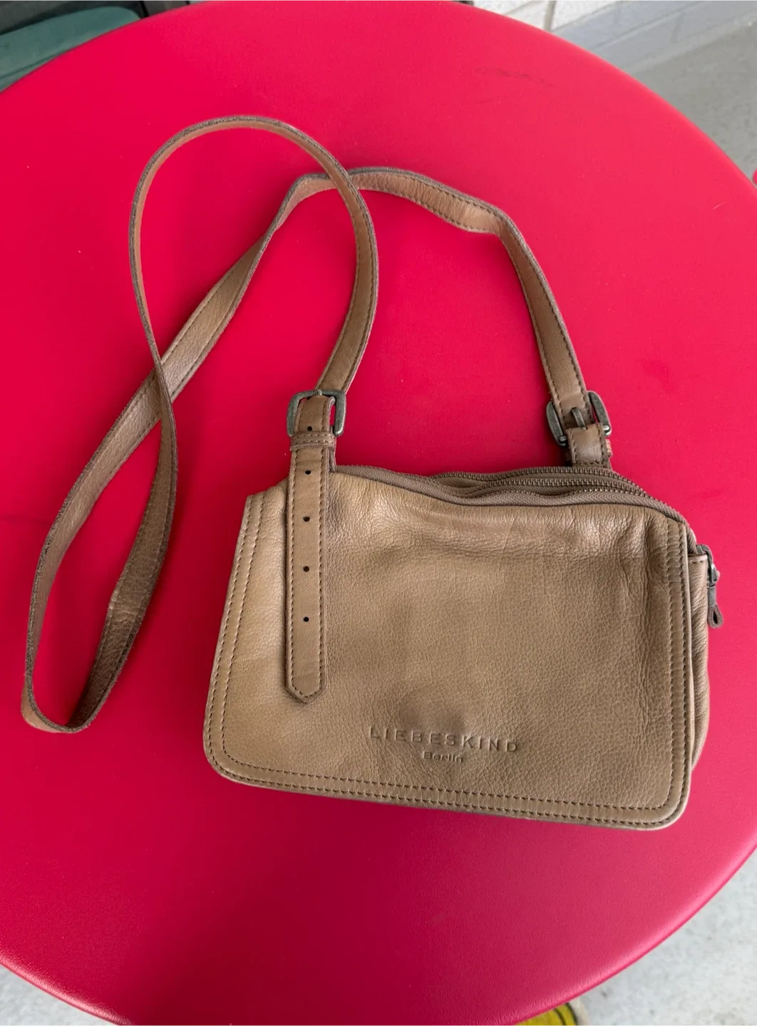 Leather crossbody bag