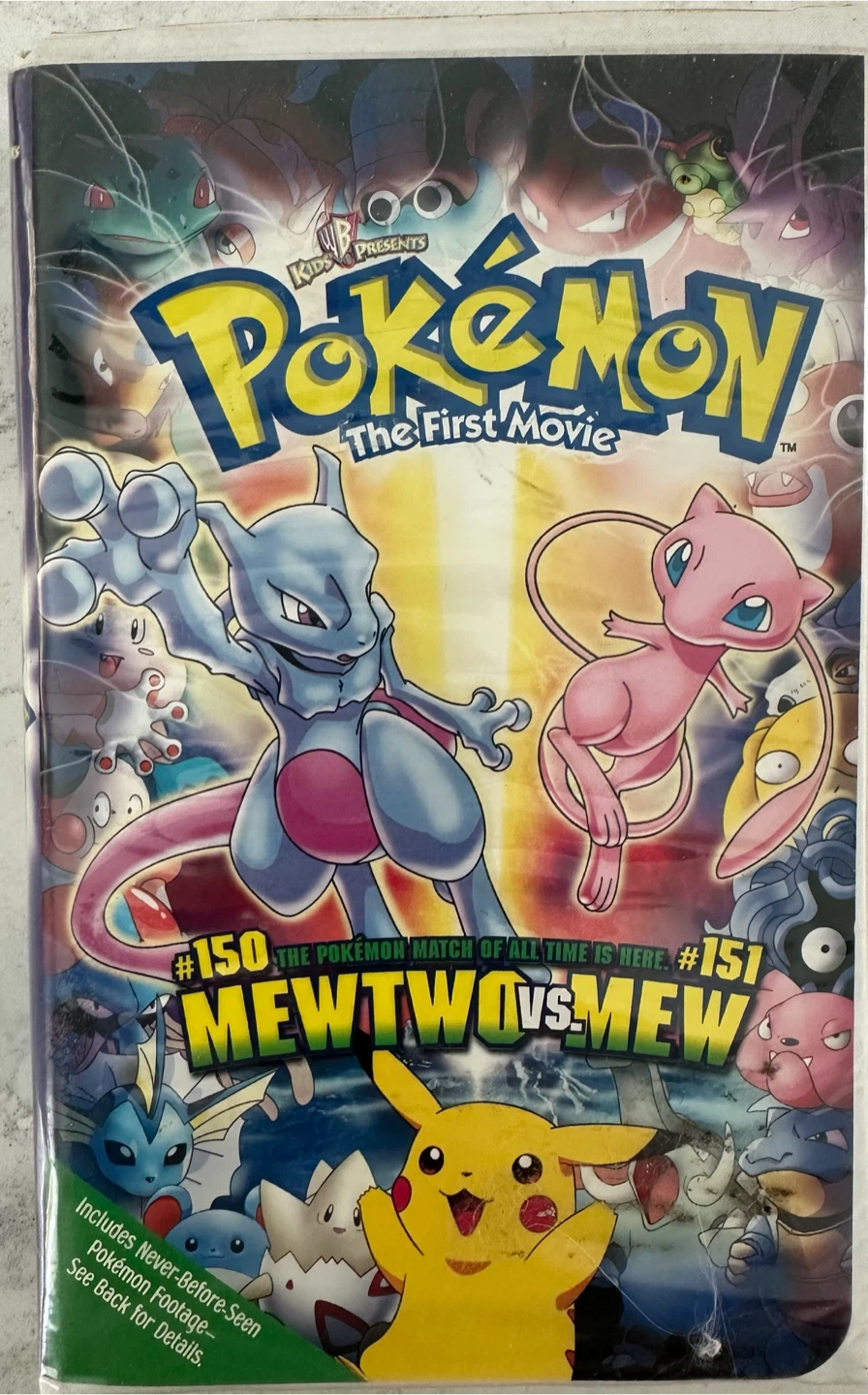 Vintage Pokémon: The First Movie VHS Tape