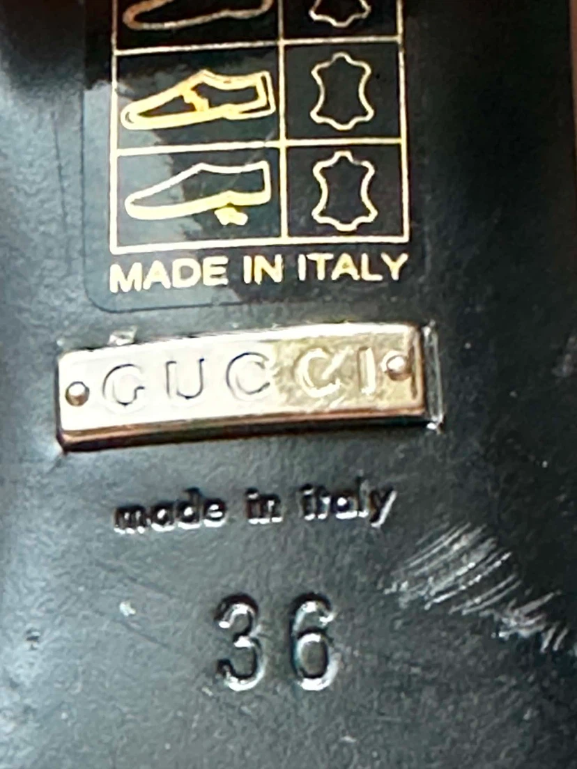Gucci Leather Loafers Size 36 - photo 4