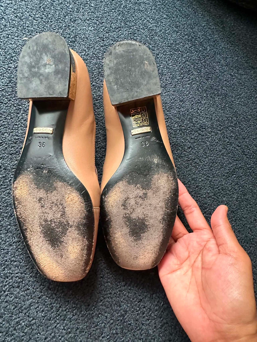 Gucci Leather Loafers Size 36 - photo 5