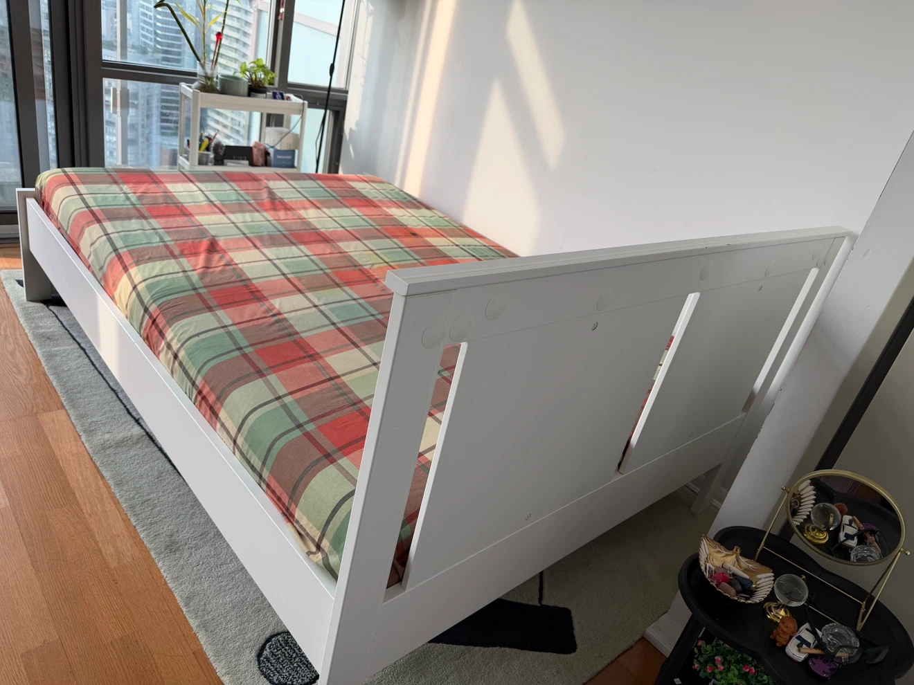 IKEA SONGESAND White Modern Bed Frame( double) - photo 3