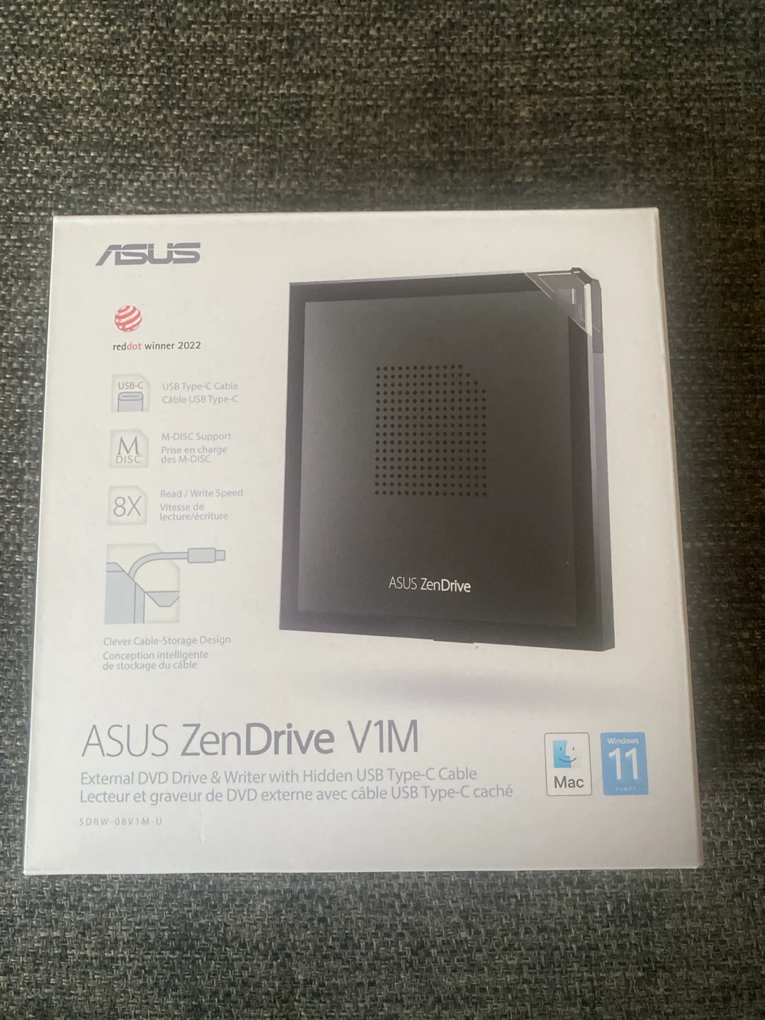 ASUS ZenDrive V1M External DVD Drive & Writer