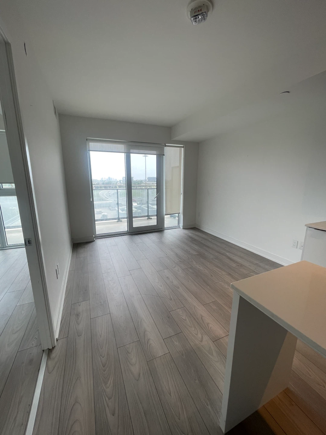 Modern Apartment Kitchen and Living Area
