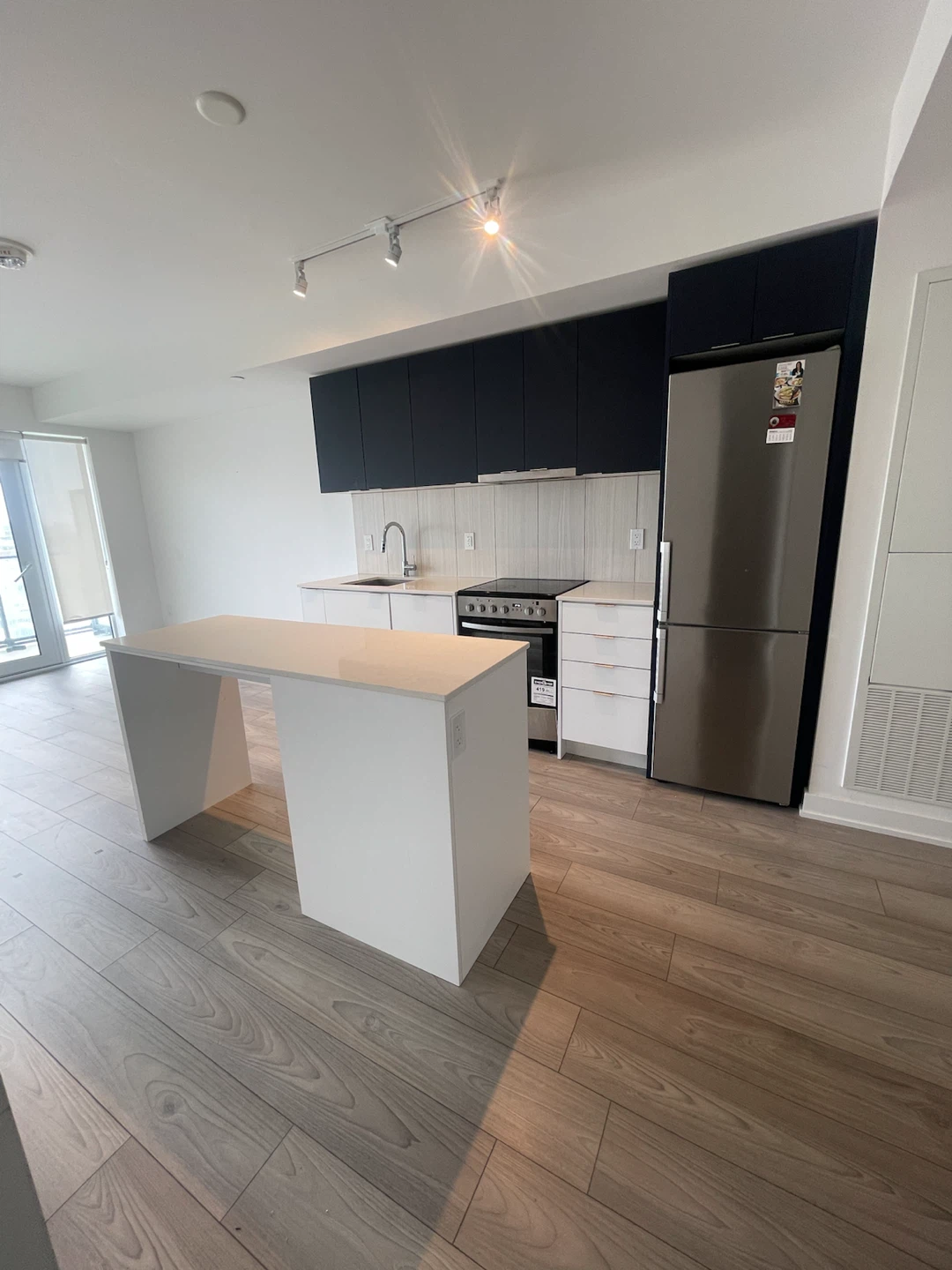 Modern Apartment Kitchen and Living Area - photo 2