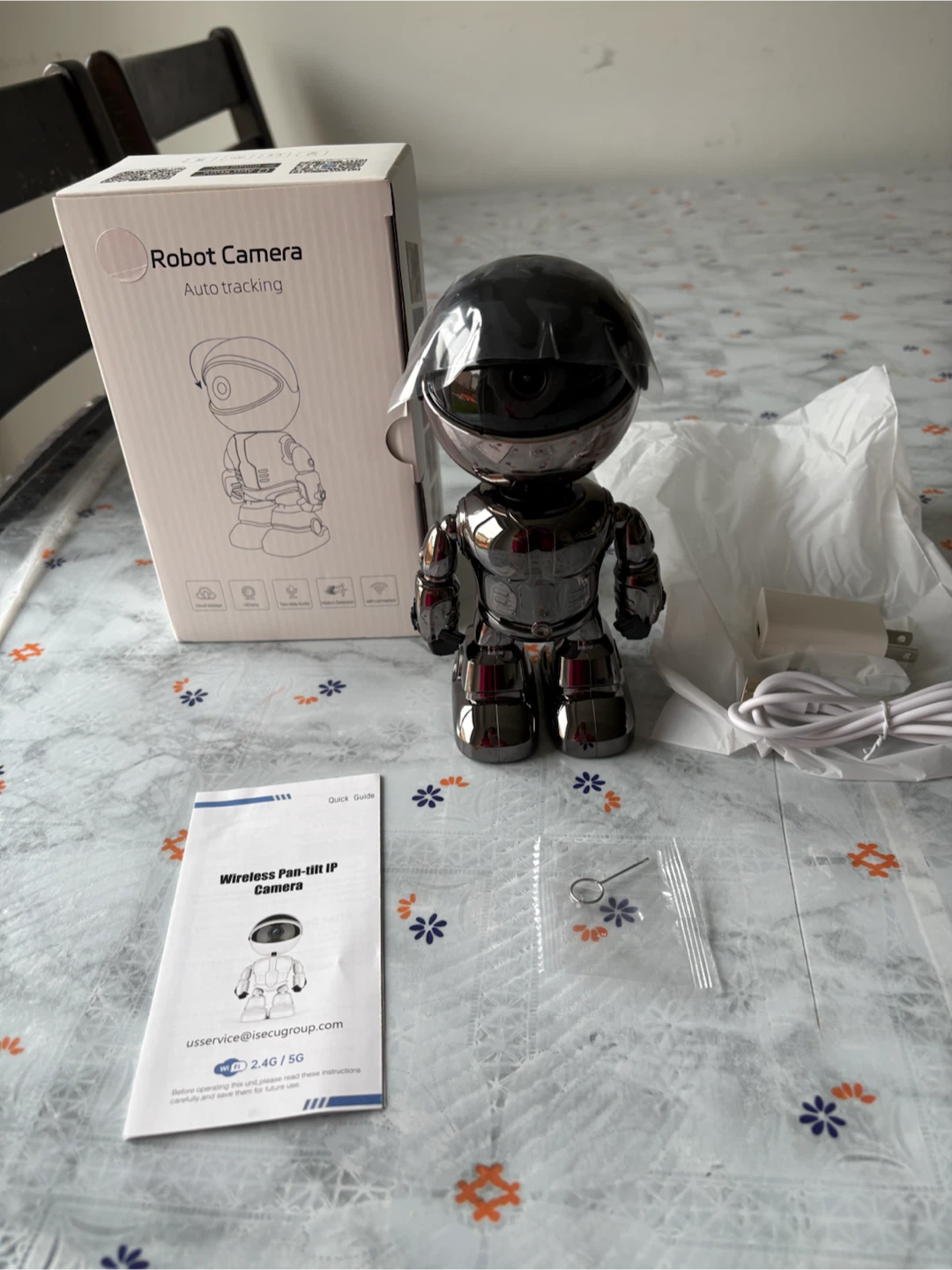 Robot WiFi Security Camera – Auto Tracking